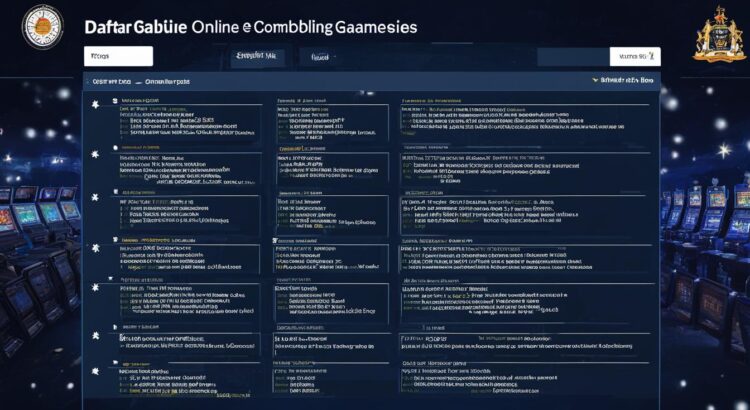Daftar situs judi online Games terbaru