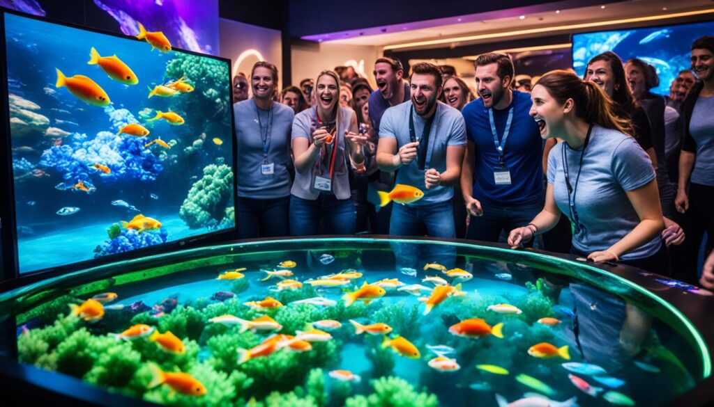Fitur live streaming game tembak ikan